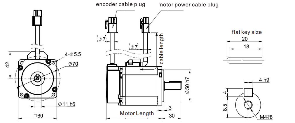 серводвигатель переменного тока с прямым приводом и привод